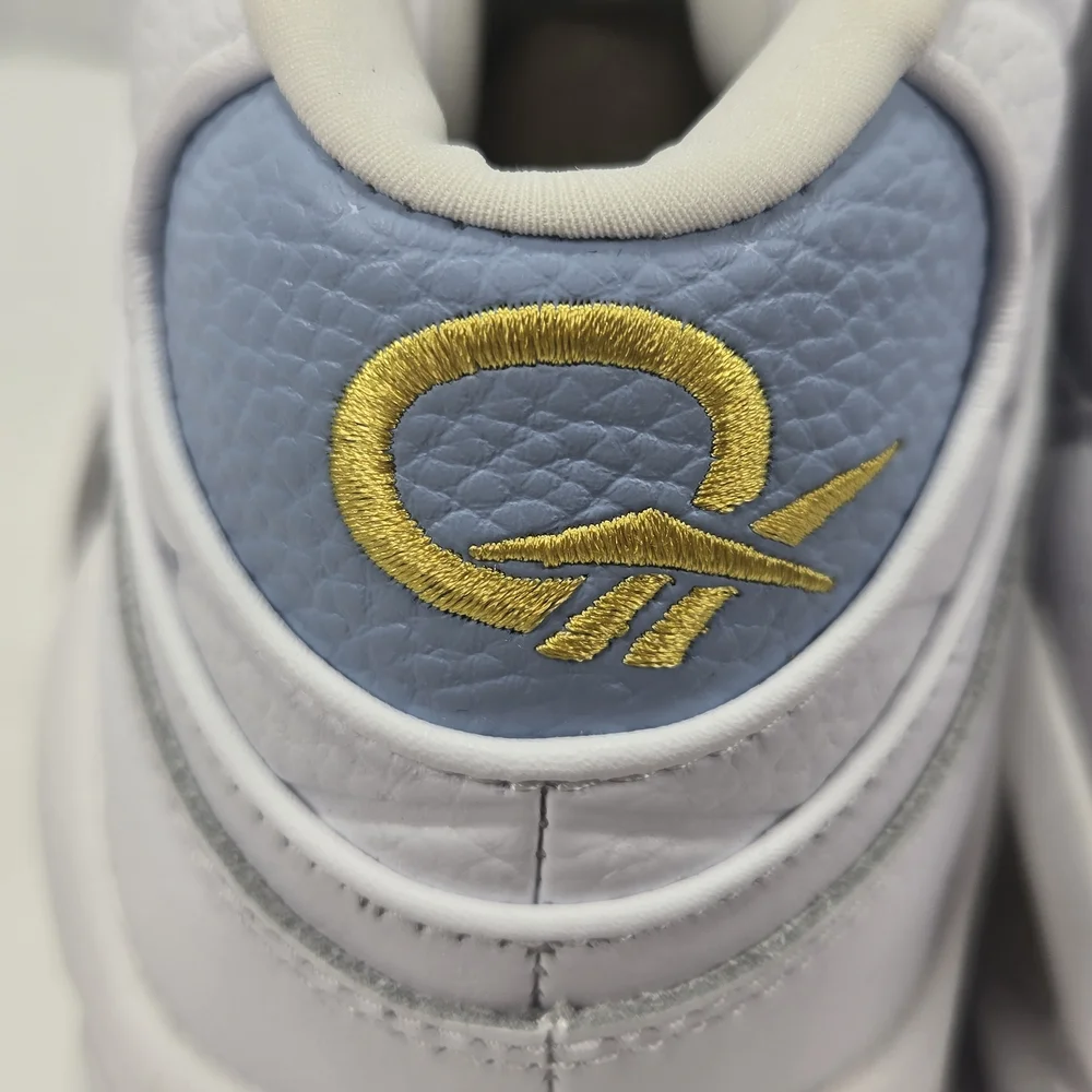 Reebok Question Mid Allen Iverson Men's White  Blue Basketball Sneakers Size 9.5 - Picture 9 of 15